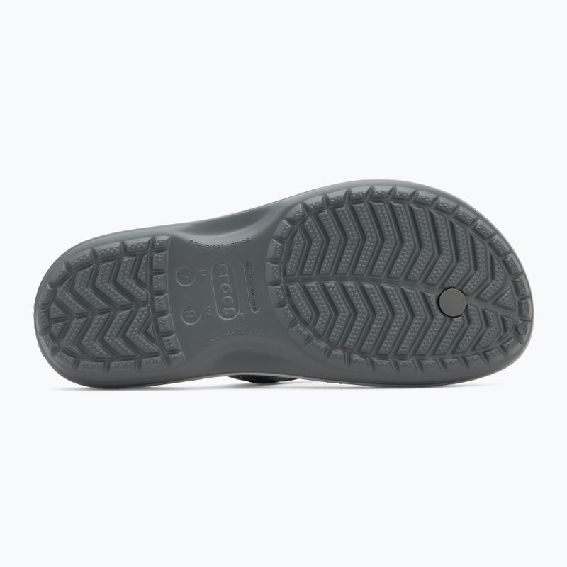 Crocs Crocband Flip szandál szürke/füstös szandál 4
