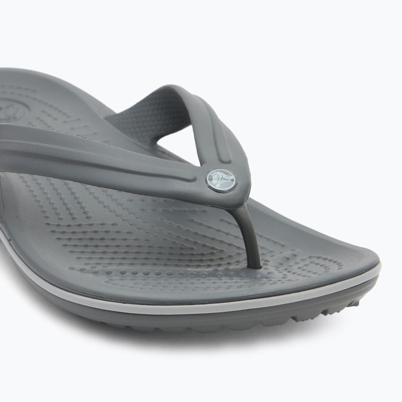 Crocs Crocband Flip szandál szürke/füstös szandál 7