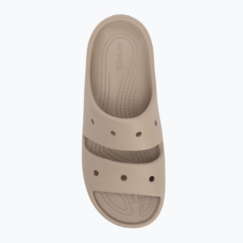 Női Crocs Classic Sandal V2 taupe flip-flopok 5