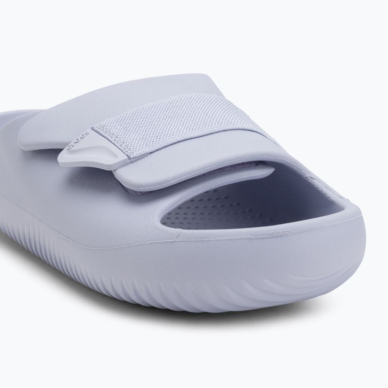 Crocs Mellow Luxe Recovery Slide szandál flip flop lila Hold 7