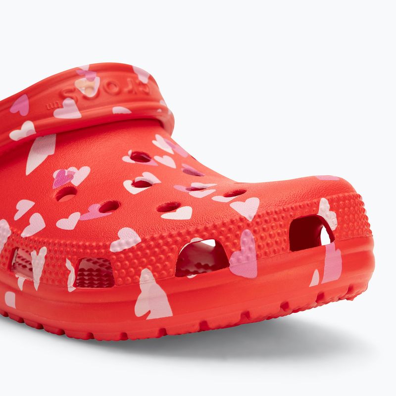 Crocs Classic Valentines Day Clog cseresznye piros 8