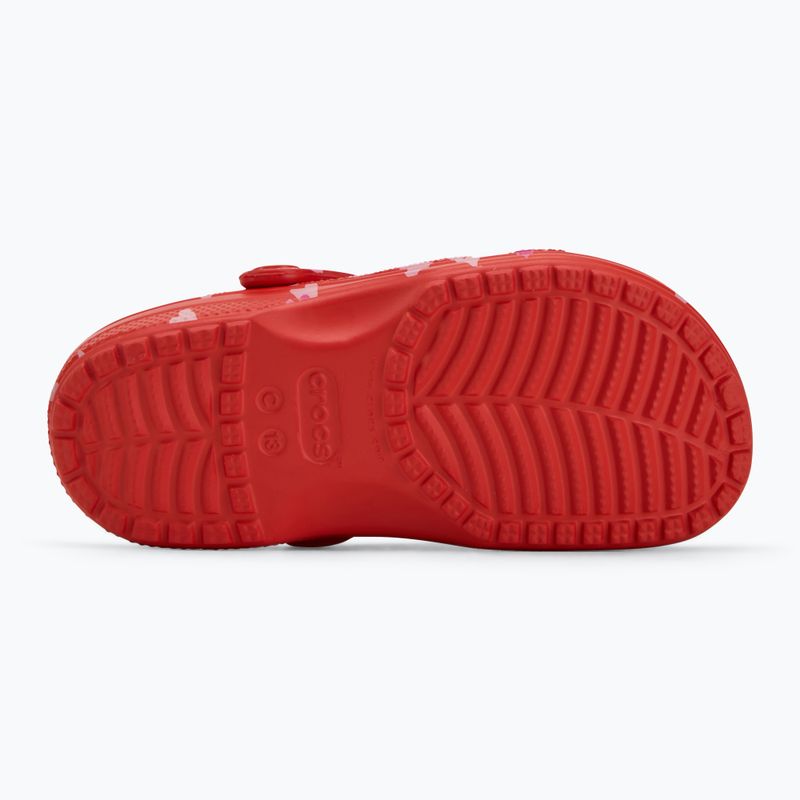 Crocs Classic Valentines Day Kids Clog cseresznye piros 5