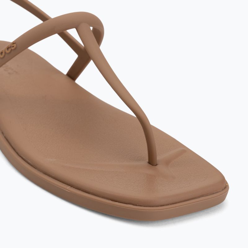 Női szandálok  Crocs Miami Thong Flip milk chocolate 7