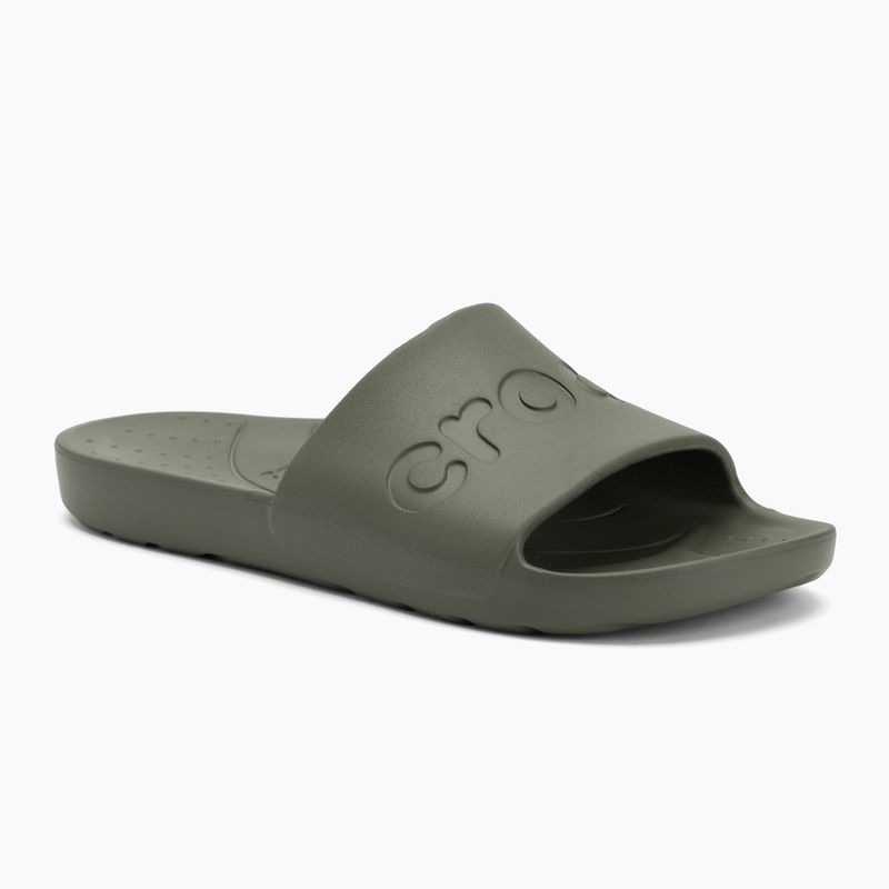 Crocs Slide hadsereg zöld flip-flopok