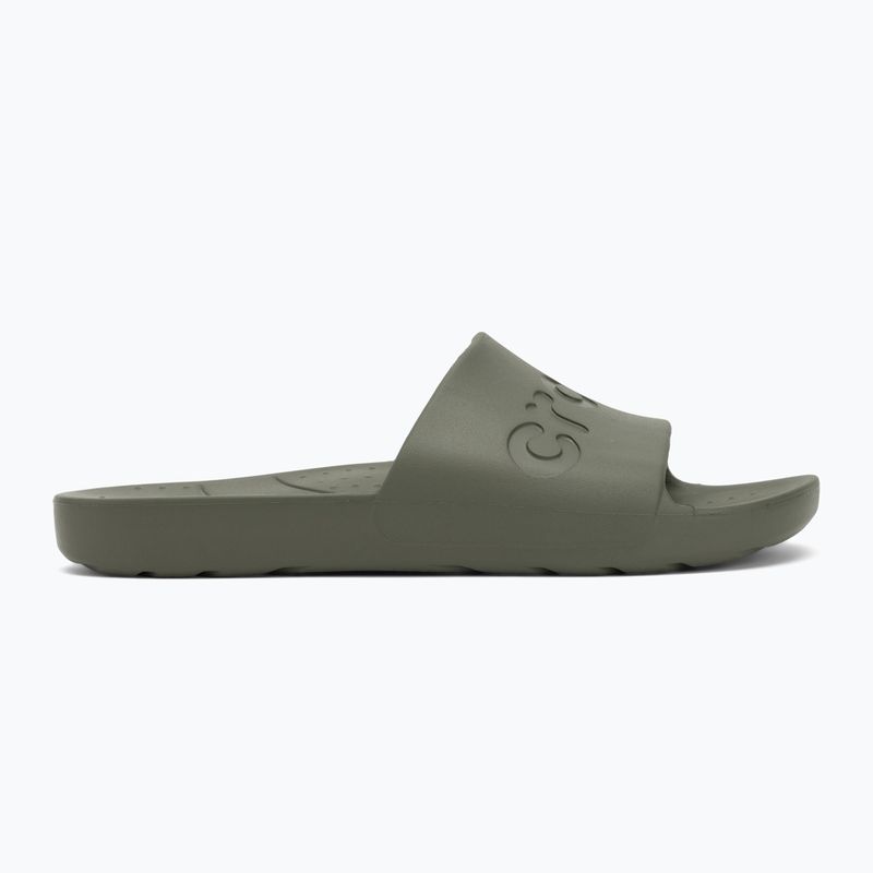 Crocs Slide hadsereg zöld flip-flopok 2