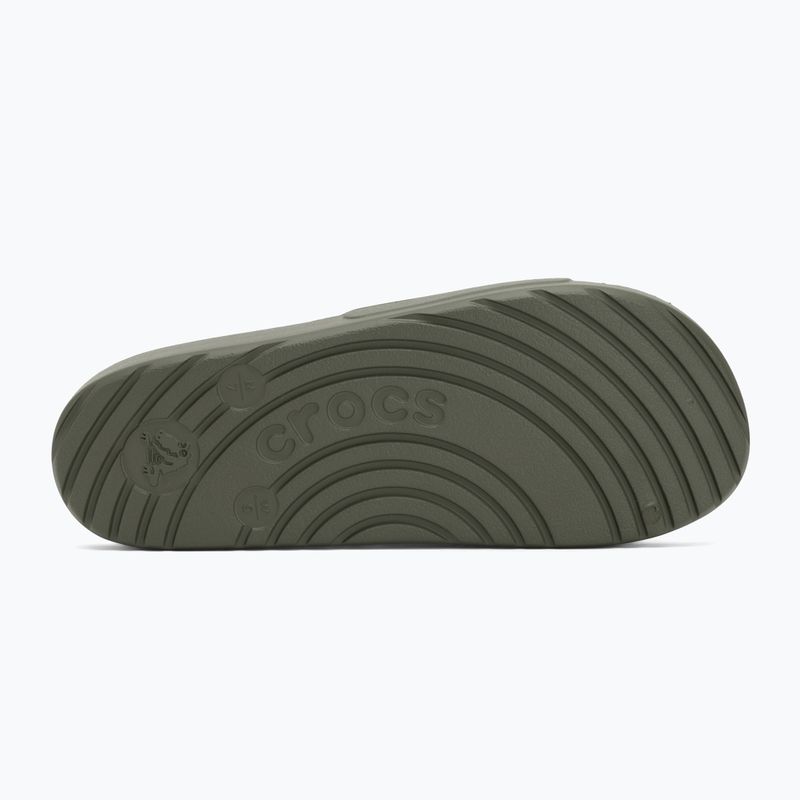 Crocs Slide hadsereg zöld flip-flopok 4