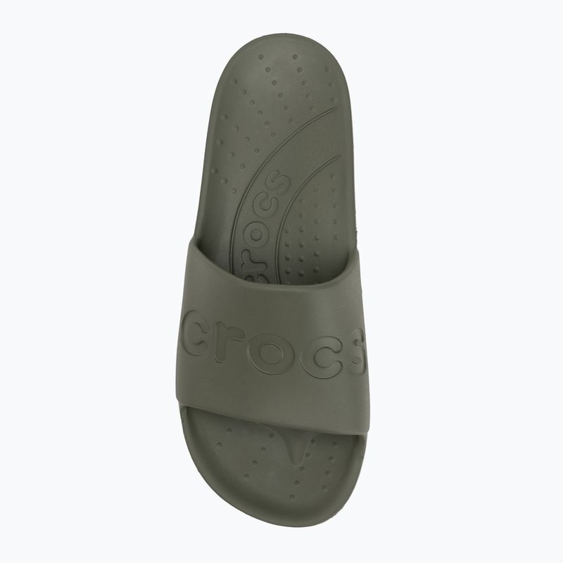 Crocs Slide hadsereg zöld flip-flopok 5