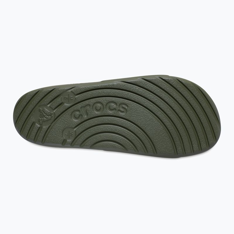 Crocs Slide hadsereg zöld flip-flopok 3