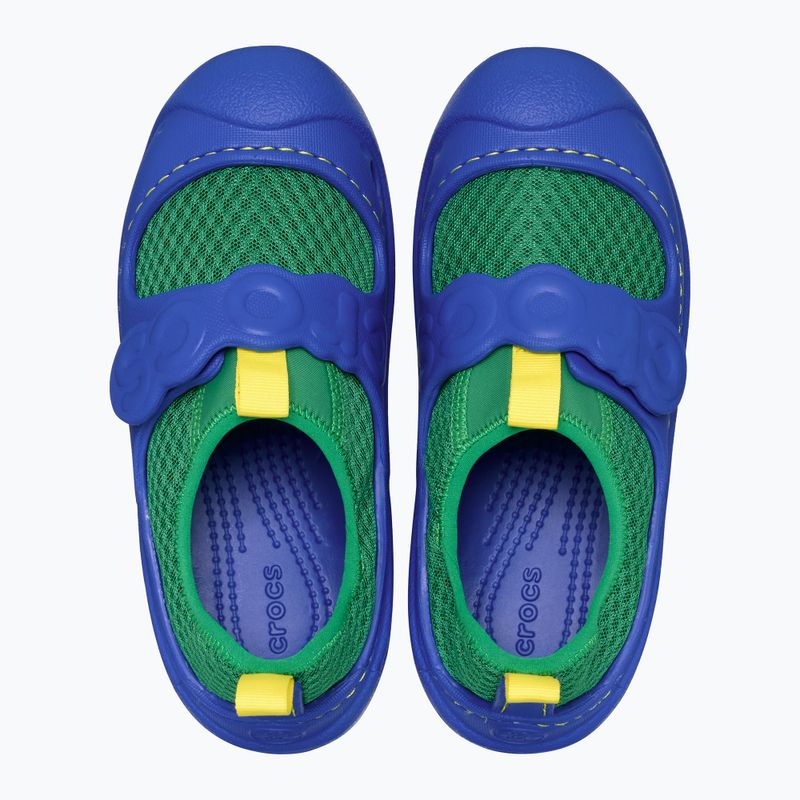 Crocs Swiftwater Splash Kids zöld borostyán színű vízi cipő 2