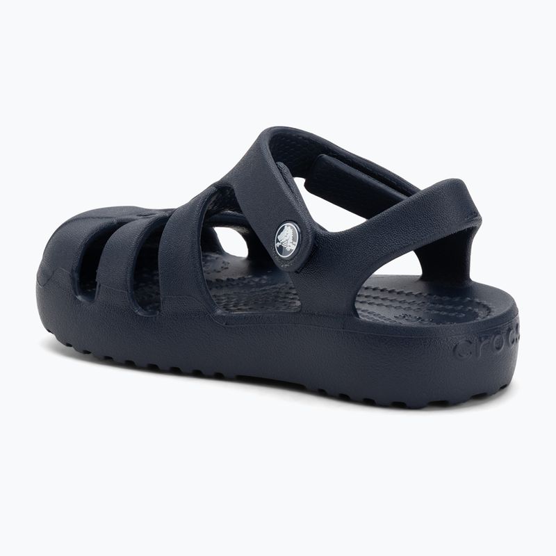 Crocs Classic Fisherman Gyerekek Gyerek szandálok navy 3