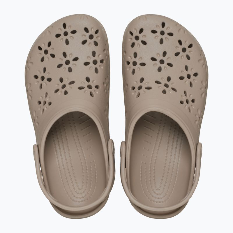 Crocs Classic Floral Cutout Clog flip-flop szürke színű flip-flopok 2