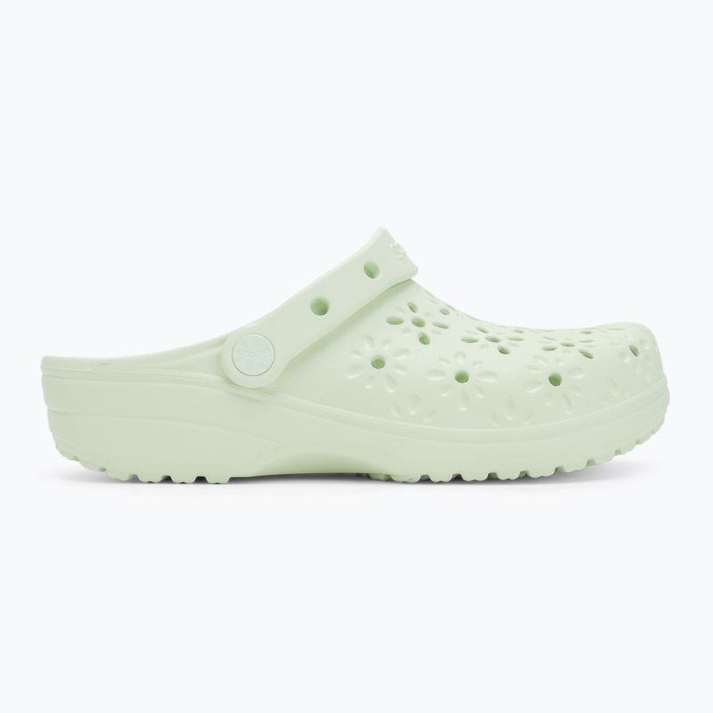 Crocs Classic Floral Cutout Clog flip-flop jade árnyalatú flip-flopok 3
