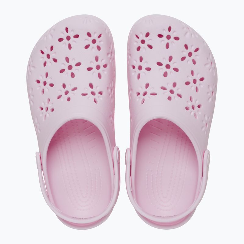 Crocs Classic Floral Cutout Clog rózsaszín tej 2
