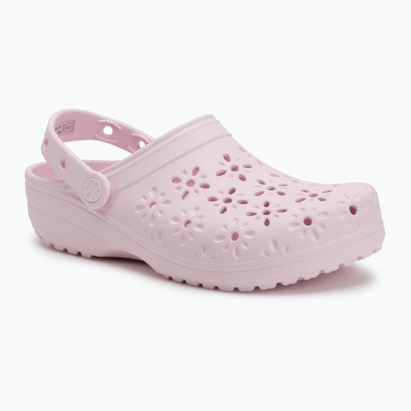 Crocs Classic Floral Cutout Clog rózsaszín tej 2