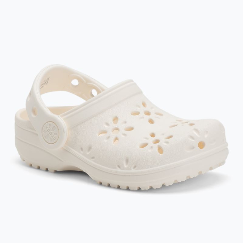 Crocs Classic Floral Cutout Clog Gyerekek Kisgyerek kréta flip-flopok 2