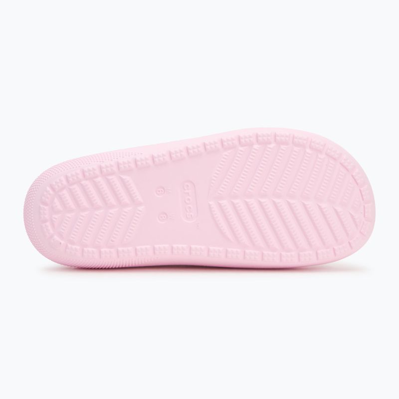Crocs Classic Floral Cutout szandál rózsaszín tej 4
