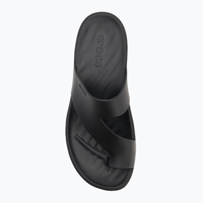 Női Crocs Getaway Platform Toe Loop flip flop fekete 5