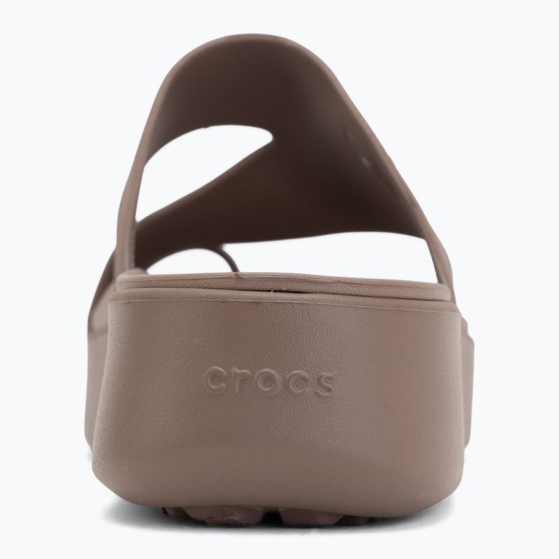 Női Crocs Getaway Platform Toe Loop szarvasgomba flip flopok 6