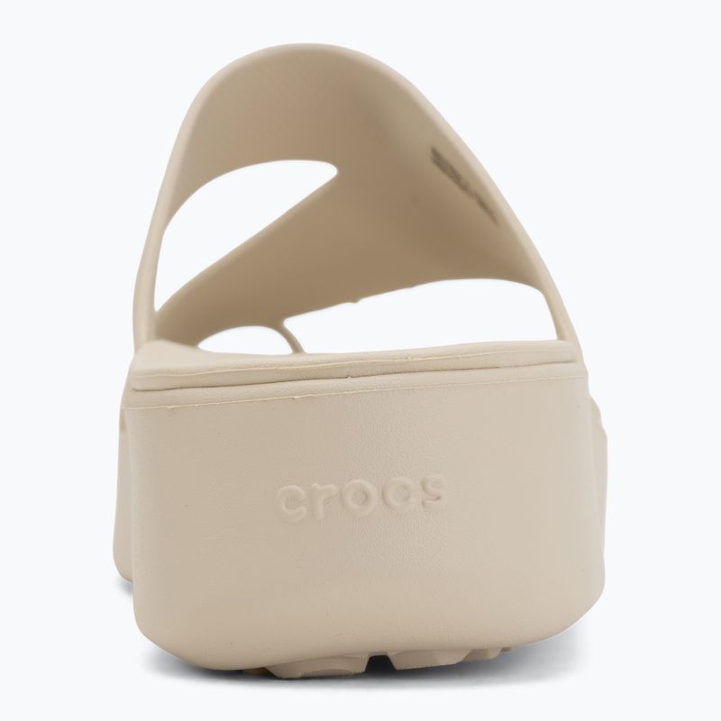 Női flip-flop papucsok Crocs Getaway Platform Toe Loop sandstone 6
