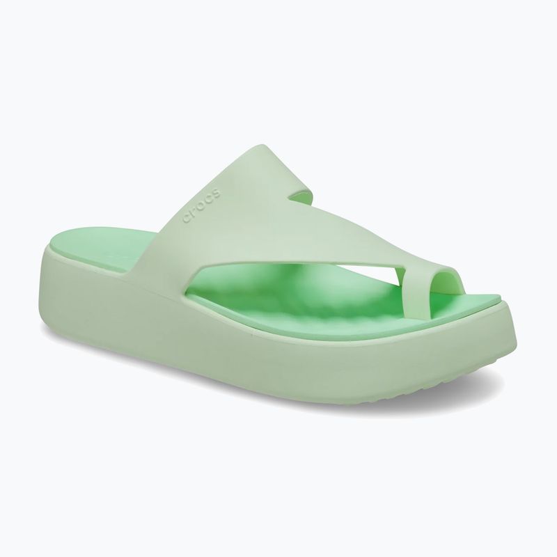 Női flip-flopok Crocs Getaway Platform Toe Loop jade tint 2