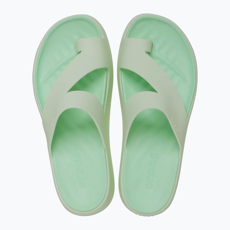 Női flip-flopok Crocs Getaway Platform Toe Loop jade tint 4