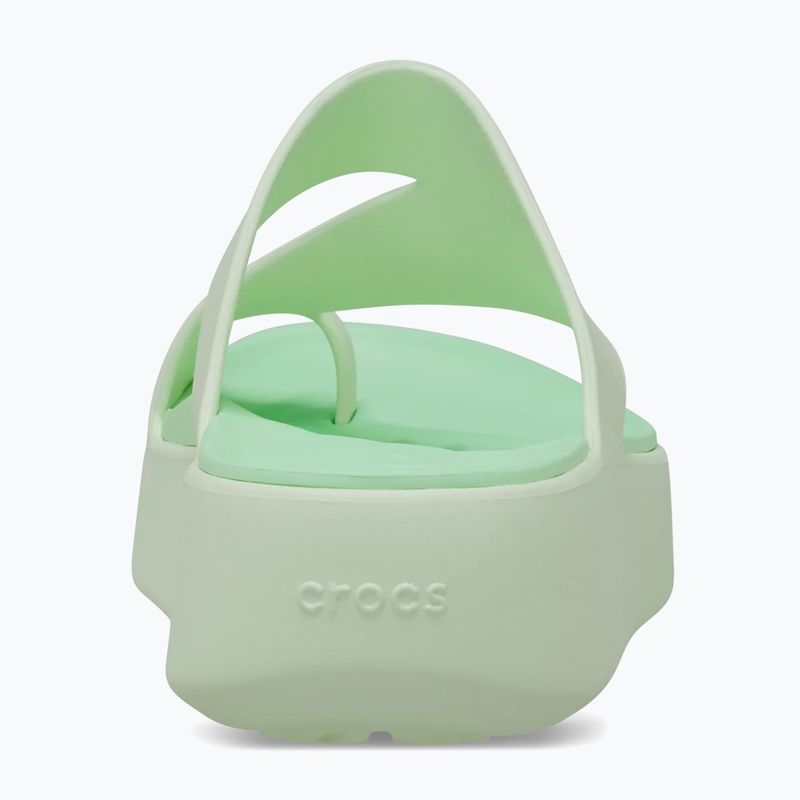 Női flip-flopok Crocs Getaway Platform Toe Loop jade tint 6