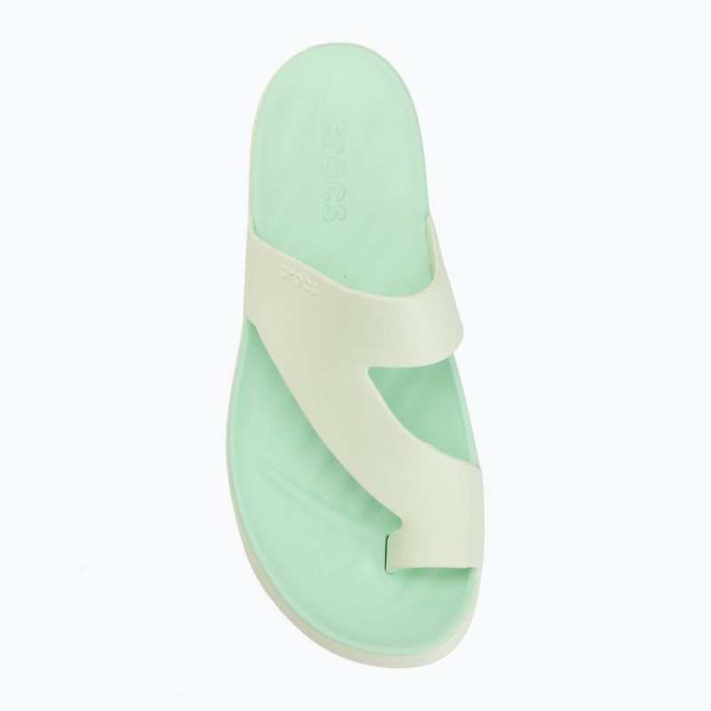 Női flip-flopok Crocs Getaway Platform Toe Loop jade tint 5