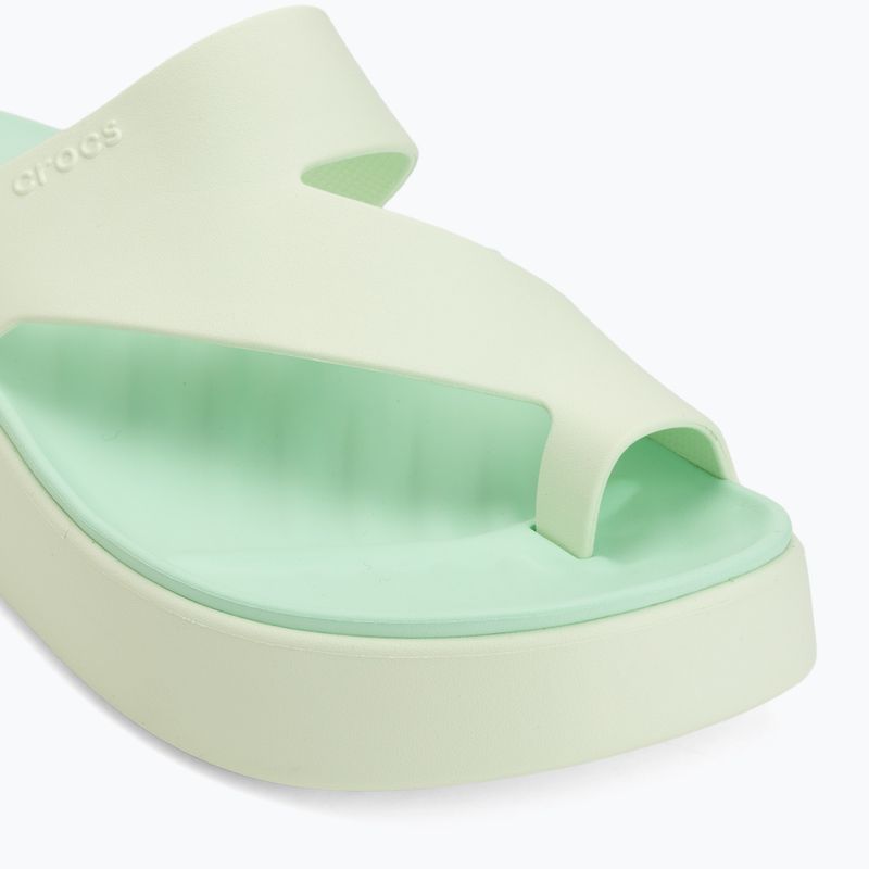 Női flip-flopok Crocs Getaway Platform Toe Loop jade tint 7