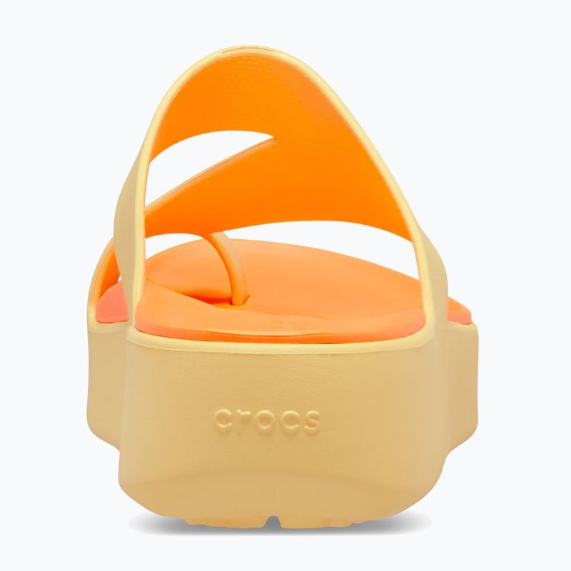 Női flip-flopok Crocs Getaway Platform Toe Loop golden hour 6