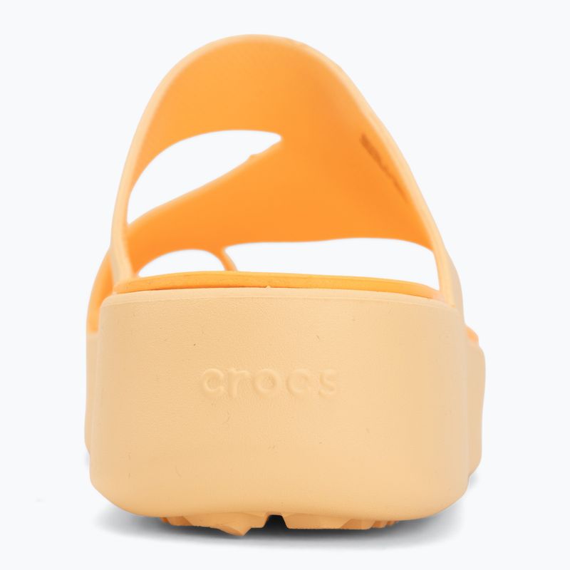 Női flip-flopok Crocs Getaway Platform Toe Loop golden hour 6