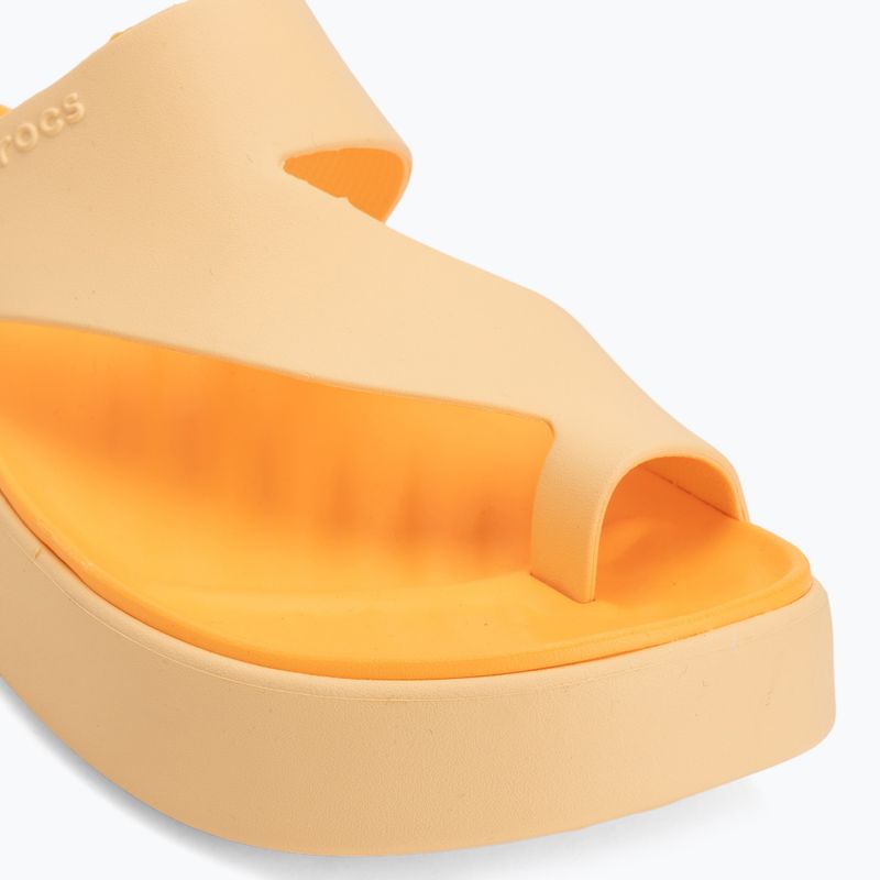 Női flip-flopok Crocs Getaway Platform Toe Loop golden hour 7