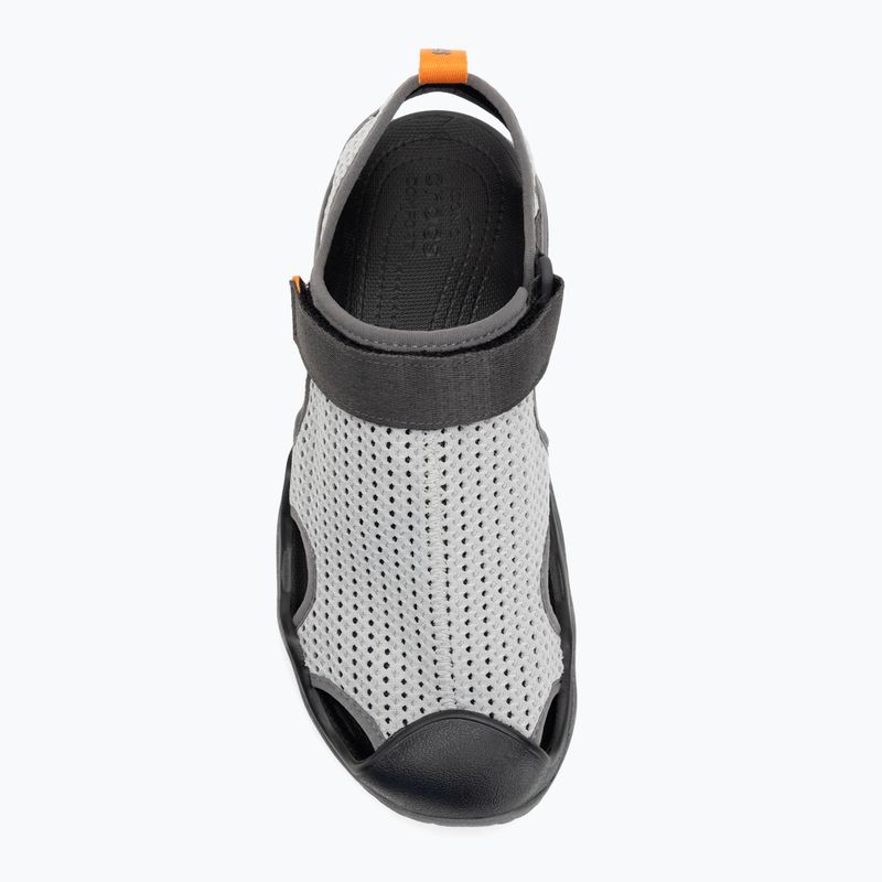 Férfi Crocs Swiftwater Mesh Deck mirage szandálok 5