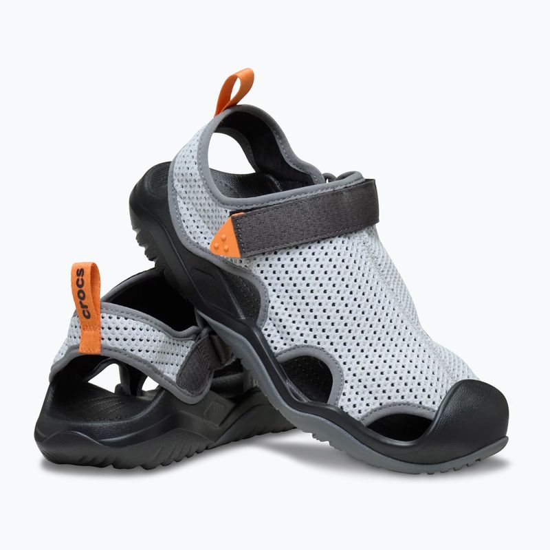Férfi Crocs Swiftwater Mesh Deck mirage szandálok 6