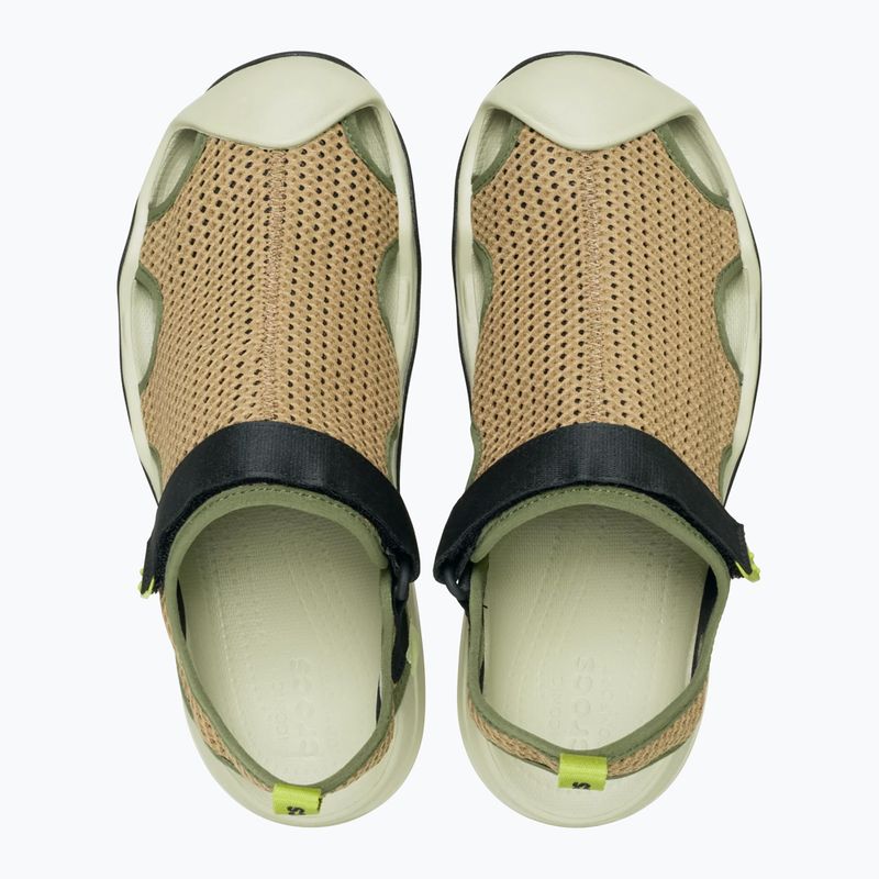 Férfi Crocs Swiftwater Mesh Deck szandál szepia 5