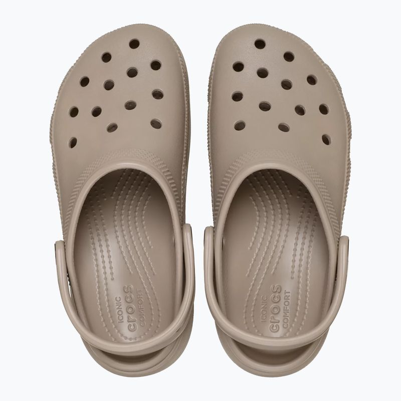 Női papucsok Crocs Classic Platform Clog taupe 5