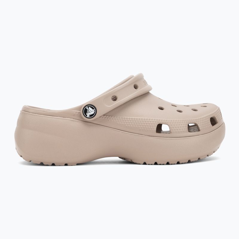 Női papucsok Crocs Classic Platform Clog taupe 3