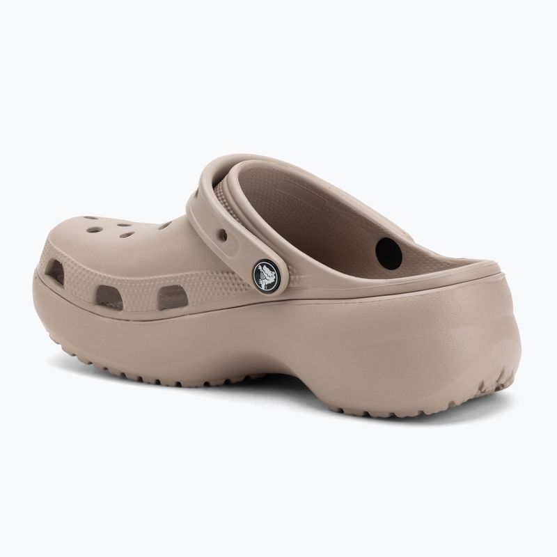 Női papucsok Crocs Classic Platform Clog taupe 4