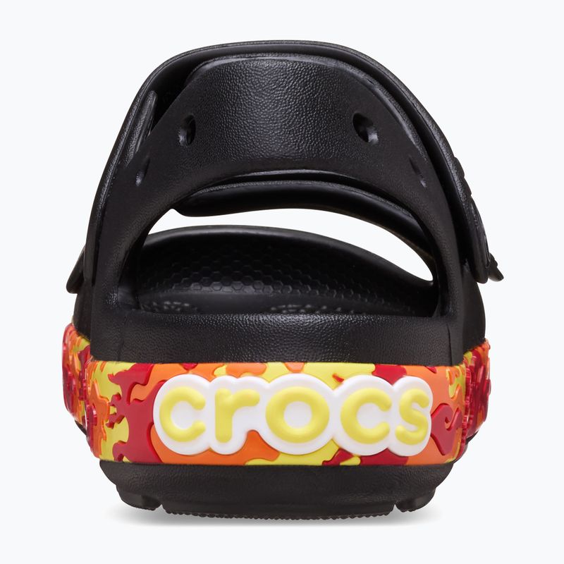Crocs Crocband Cruiser Flames fekete gyermek szandálok 3
