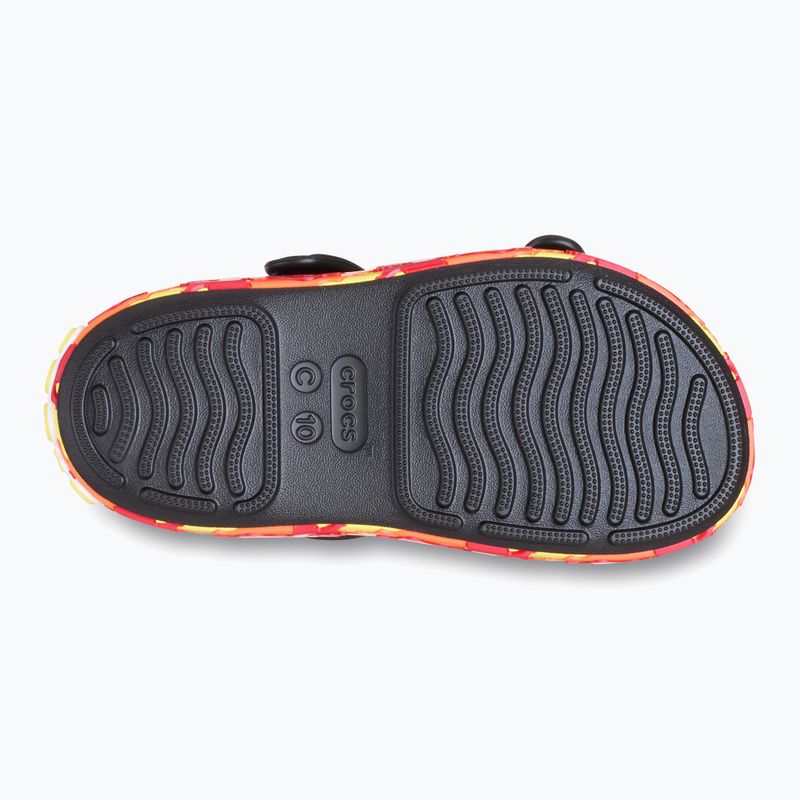 Crocs Crocband Cruiser Flames fekete gyermek szandálok 4