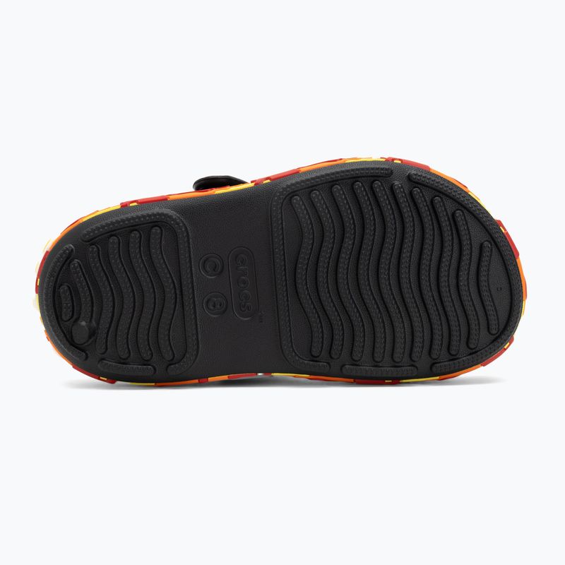 Crocs Crocband Cruiser Flames fekete gyermek szandálok 4