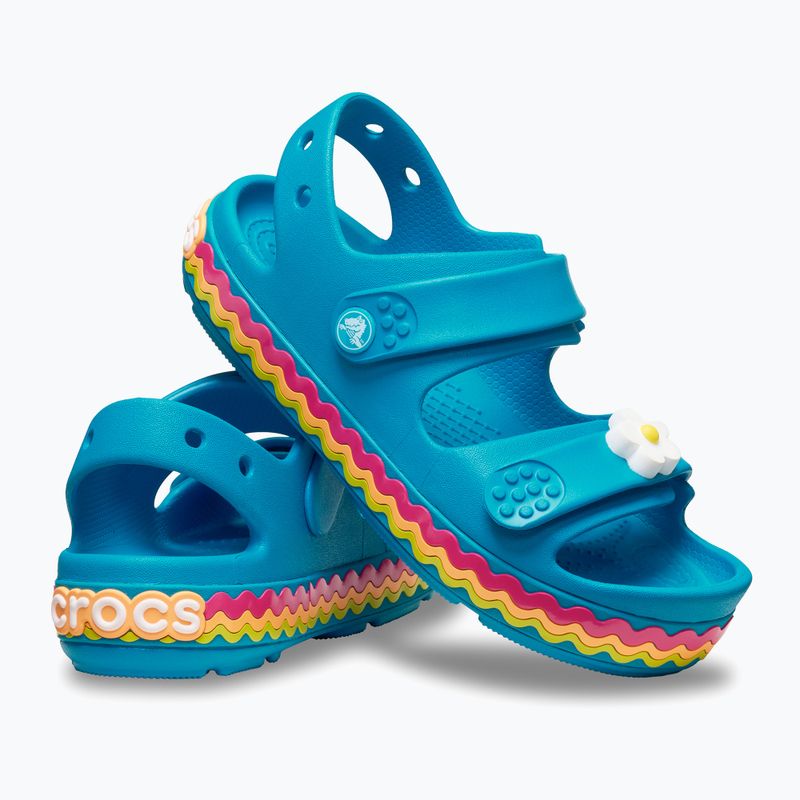 Crocs Crocband Cruiser gyermek szandál Ricrac marina 8