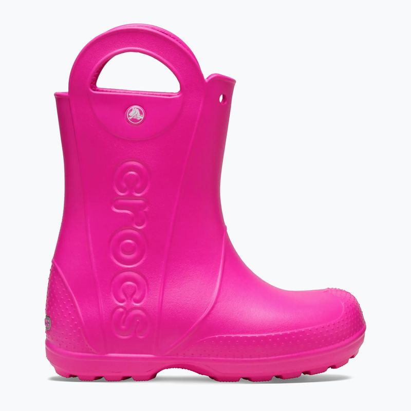 Gyerek gumicsizma Crocs Handle It Rain Boot Kids Pink Crush 2