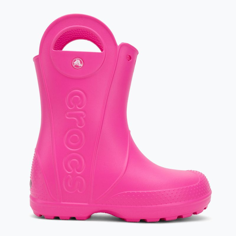 Gyerek gumicsizma Crocs Handle It Rain Boot Kids Pink Crush 2
