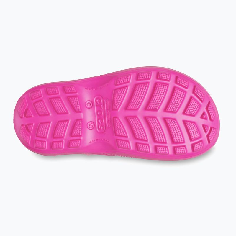 Gyerek gumicsizma Crocs Handle It Rain Boot Kids Toddler pink crush 13