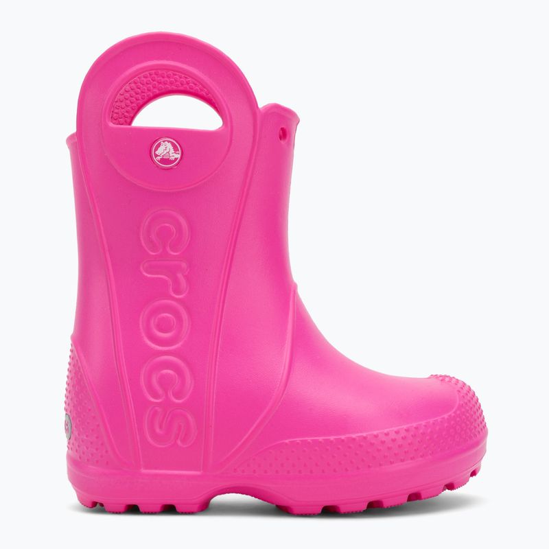 Gyerek gumicsizma Crocs Handle It Rain Boot Kids Toddler pink crush 2