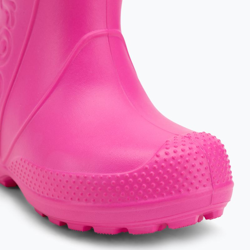 Gyerek gumicsizma Crocs Handle It Rain Boot Kids Toddler pink crush 7