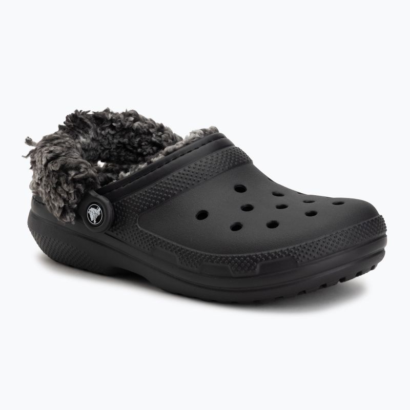 Papucsok Crocs Classic Fleece Lined black 2