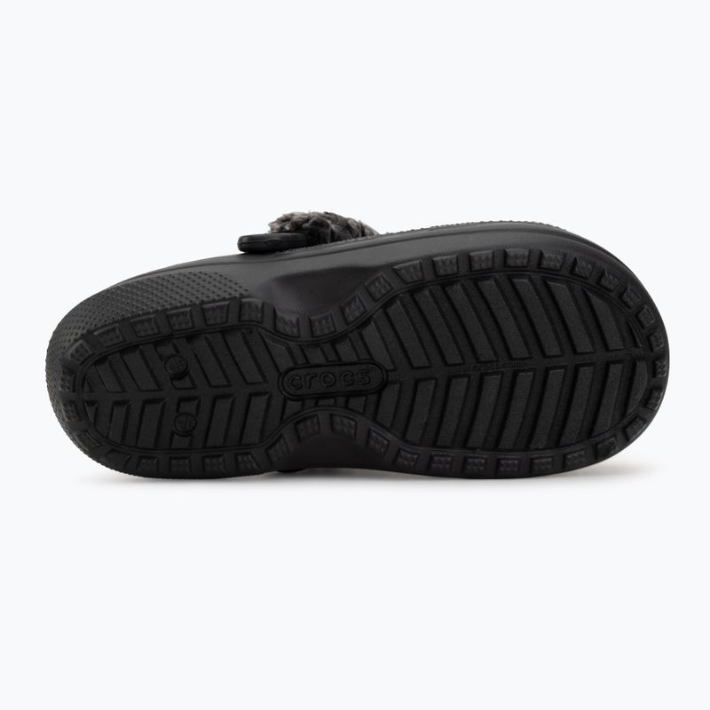 Papucsok Crocs Classic Fleece Lined black 5