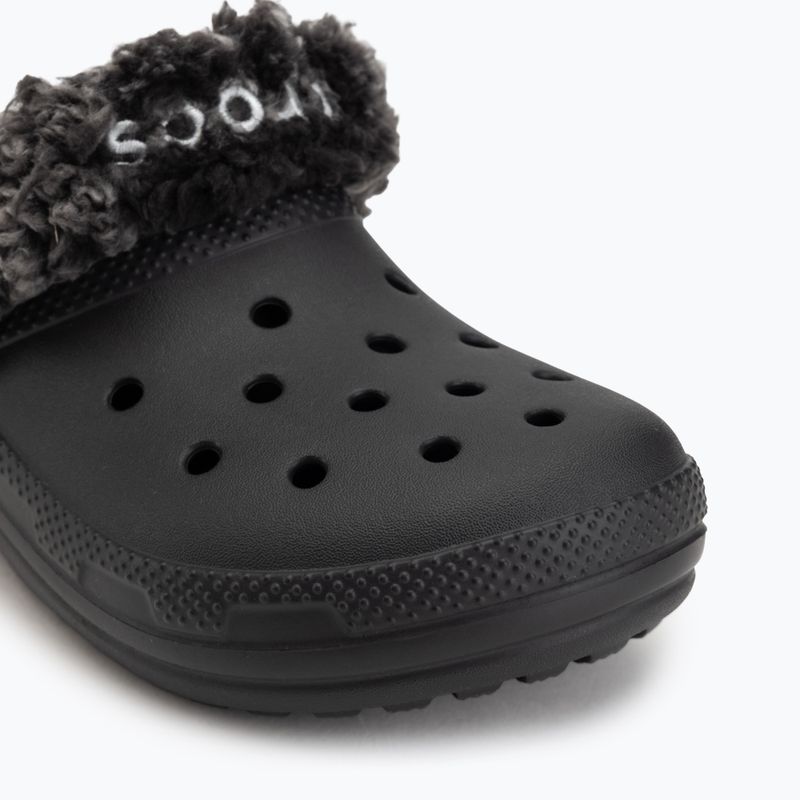 Papucsok Crocs Classic Fleece Lined black 8
