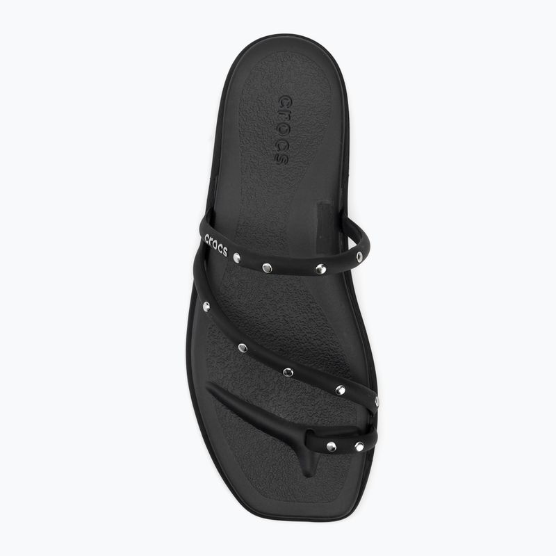 Női papucsok Crocs Miami Studded Toe Loop black 5